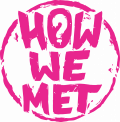 howwemet logo różowe
